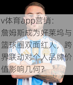 v体育app营销：詹姆斯成为好莱坞与篮球圈双面红人，跨界联动对个人品牌价值影响几何？